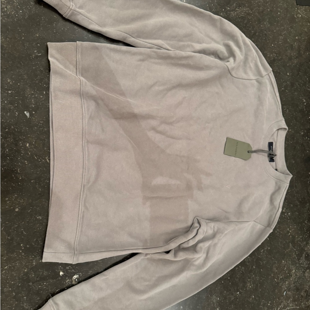 All Saints Gray Crewneck Sweater
